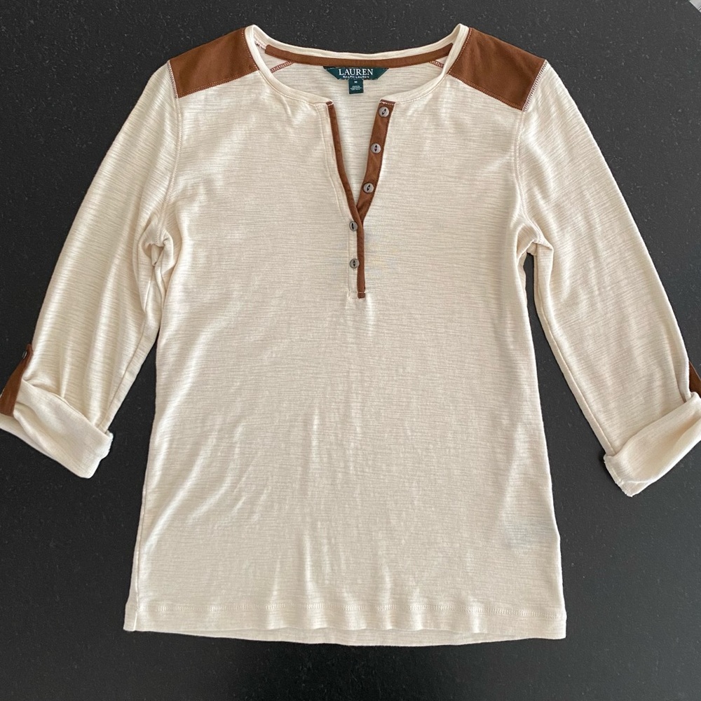 Ralph Lauren 3/4 length shirt